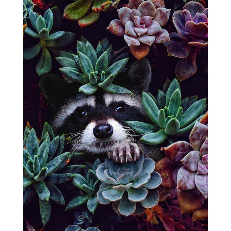 Diy 5D Deer Flower Butterfly Full Round Drill Cartoon Diamond Painting Cross Stitch Kits Art Animal Paint By Diamond Home Decor
