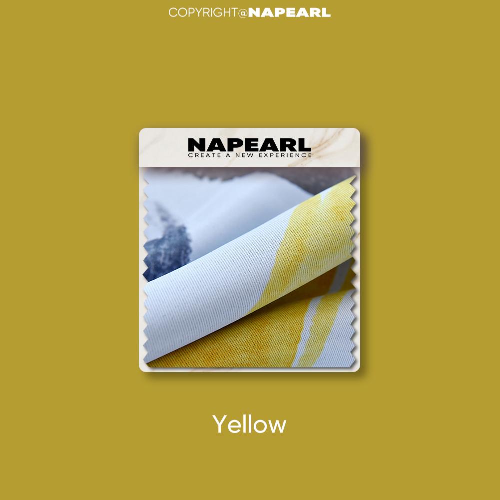 1 шт. NAPEARL 70-80% затемняющие современные минималистичные английские шторы с буквенным принтом для спальни, гостиной, домашнего декора W100cm x L200cm жёлтый