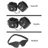 Sex Toys Kits for Couples PU Sex Bondage Set Handcuffs Sex Games Whip Gag Shackles Collar Fluff Stick Nipple Clamp For