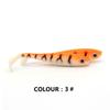 5PCS Artificial T-tail Soft Bait Silicone Jigging Wobblers Paddle Tail Swimbaits  Pike