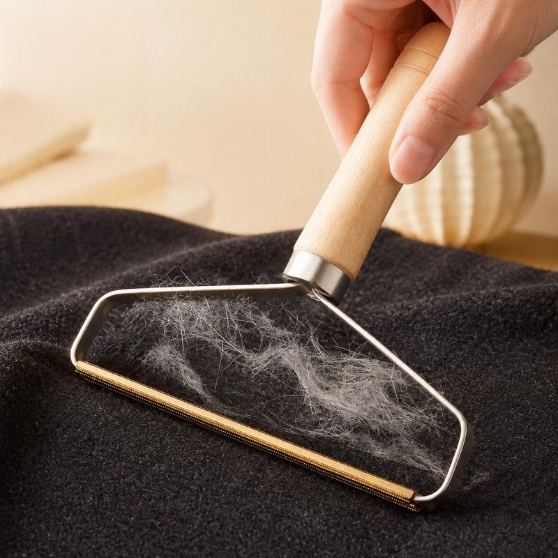 Portable Manual Pet Hair Lint Remover Roller Brush Fuzz Fabric Shaver Scraper For Dog Cat Sofa Sweater Clothes Household Cleanin