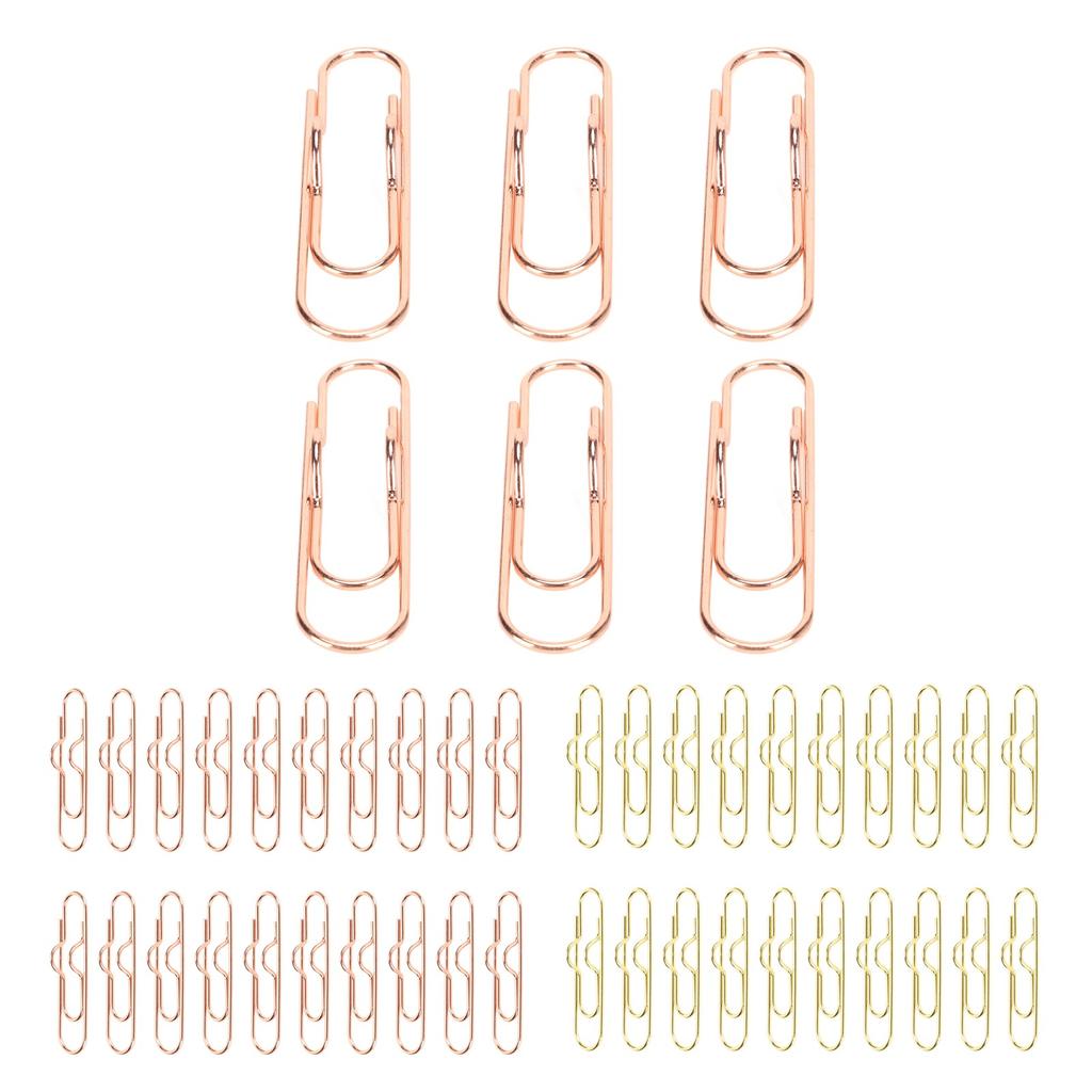 20 Pcs Pen Clip Metal Strong Clamping Force Anti Lost Paper Clip Pencil Holder for School Office