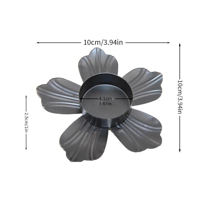 

1PC Artistic Atmosphere Occasions Practical Holiday Decorations Durable Decorative Iron Dining Tables Candle Holder Elegance