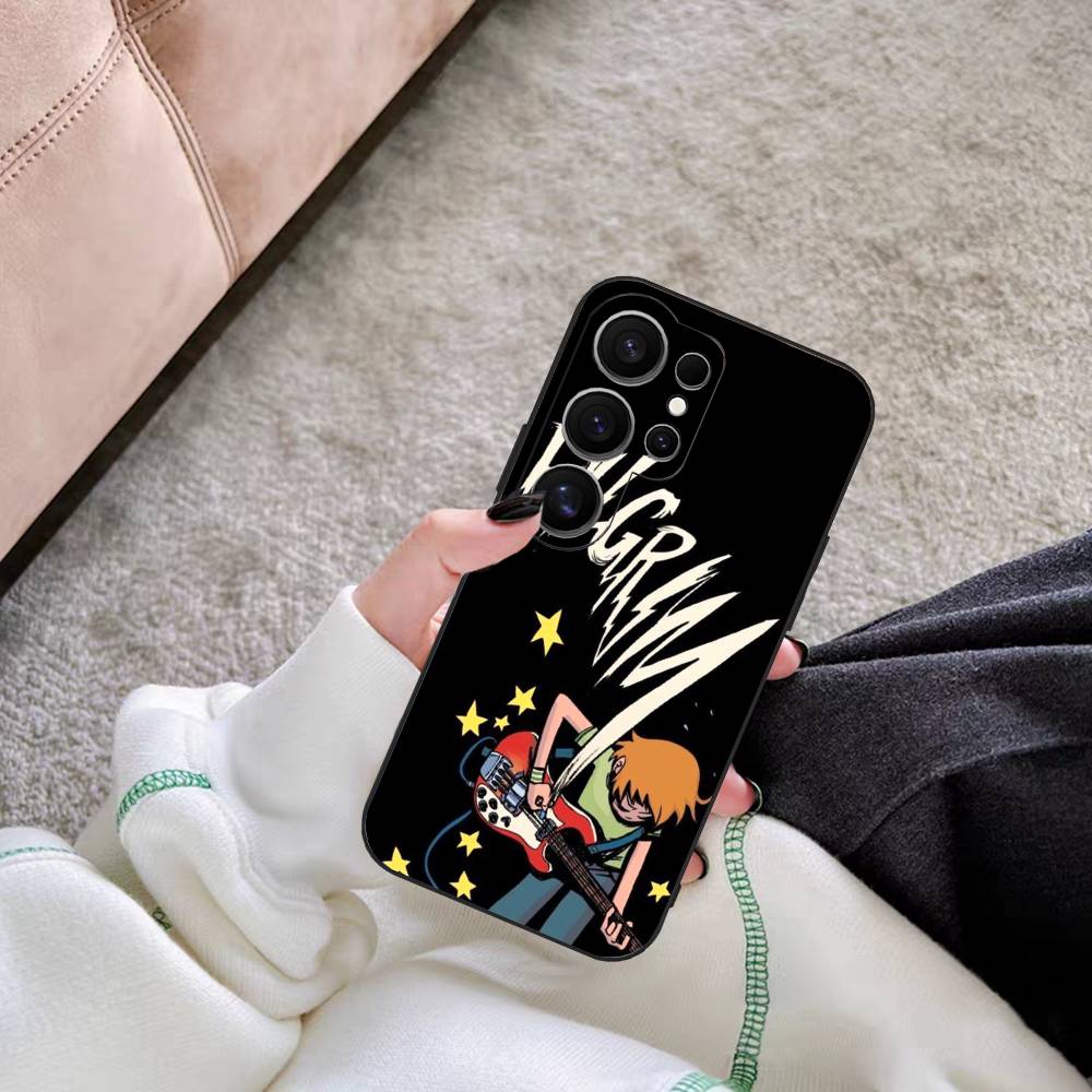 S-Scott Pilgrim Phone Case For Samsung S 24 Fe 25 Ultra Plus 20 Lite 21 30 22 23 24 22 Ultra 5G Fundas