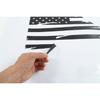 Rear Sides Window Sticker Trim For Dodge Challenger 2008+ USA Flag Carbon Fiber