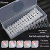 Ultra-Thin Seamless Matte Nail Extensions - 300 Wearable Full/Half Cover Stickers
