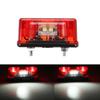 12V 24V Car LED License Number Plate Light Lamp Waterproof Truck License Plate Rear Tail Light Replacement Accessories