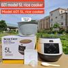 Cross-Border Smart Touch 5L Rice Cooker: Multi-Function, Large Capacity, with Timer