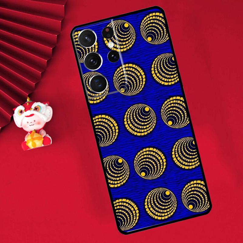 African Wax Print Design Case For Samsung Galaxy S25 S26 Ultra S22 S23 S24 Ultra S20 S21 Plus S10 S25 FE Cover Funda