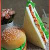 Fake Bread Sandwich Model Cake Display Prop for Kitchen or Shop Decor
