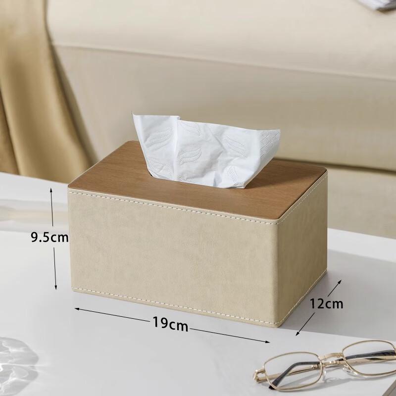 Moshen Leather Tissue Box
