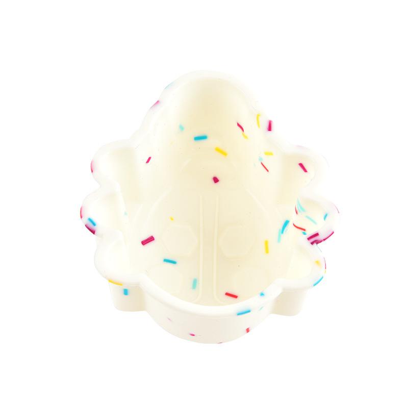 2pcs Colored Silicone Cake Cups High Temperature Resistant Muffin Mold for DIY Pudding & Cupcakes Baking