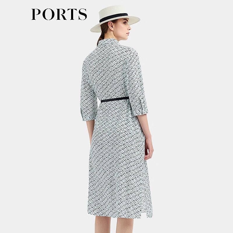 Ports Women's 2025 Summer Retro Print Dress