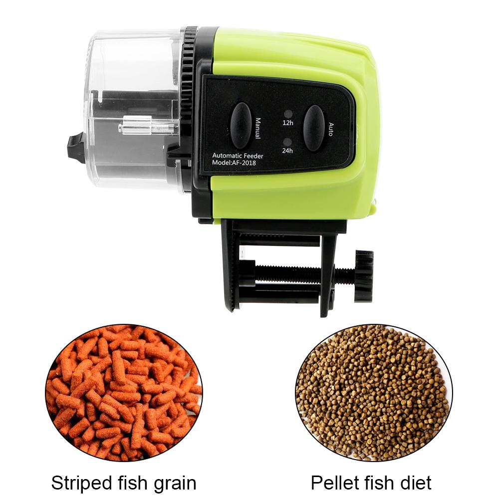 Portable Fish Feeder Tools Plastic Digital Display 1 Pcs Automatic Fish Timer Feeder Home Aquarium Food Feeding