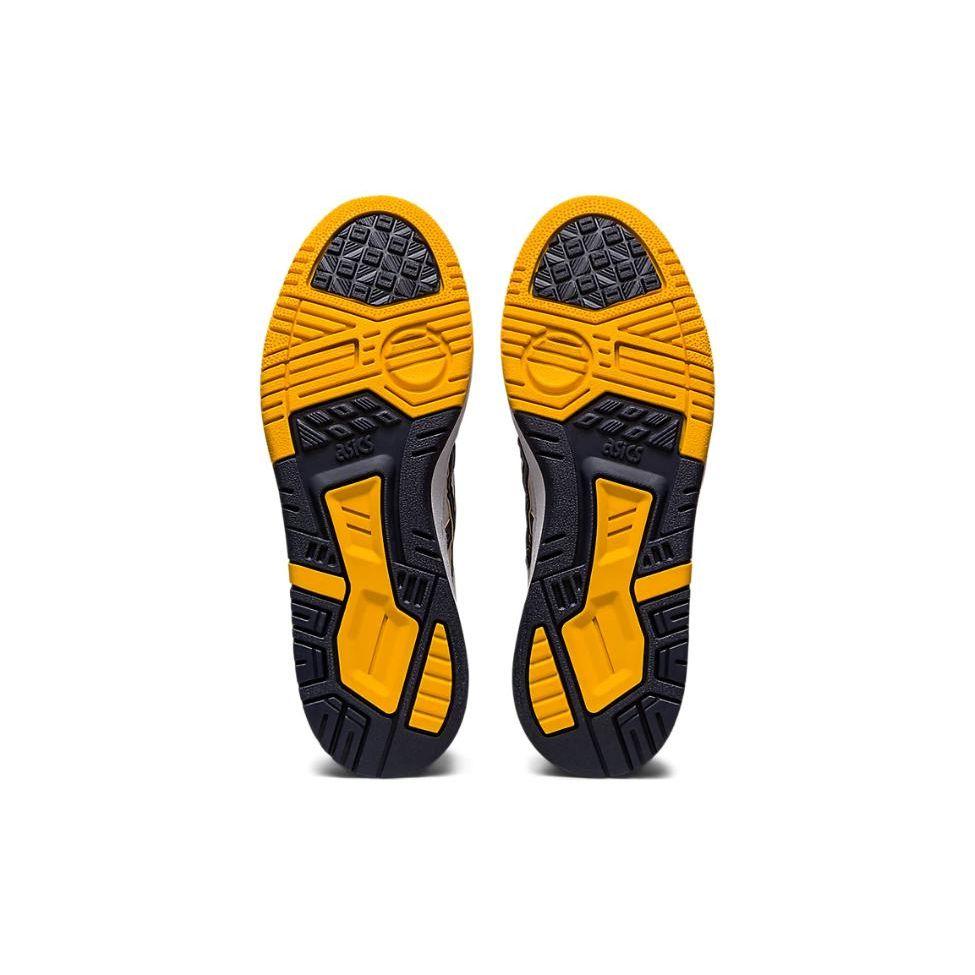 Asics EX89 Hvite Gule Midnatt Unisex Sneakers 1201A476-112