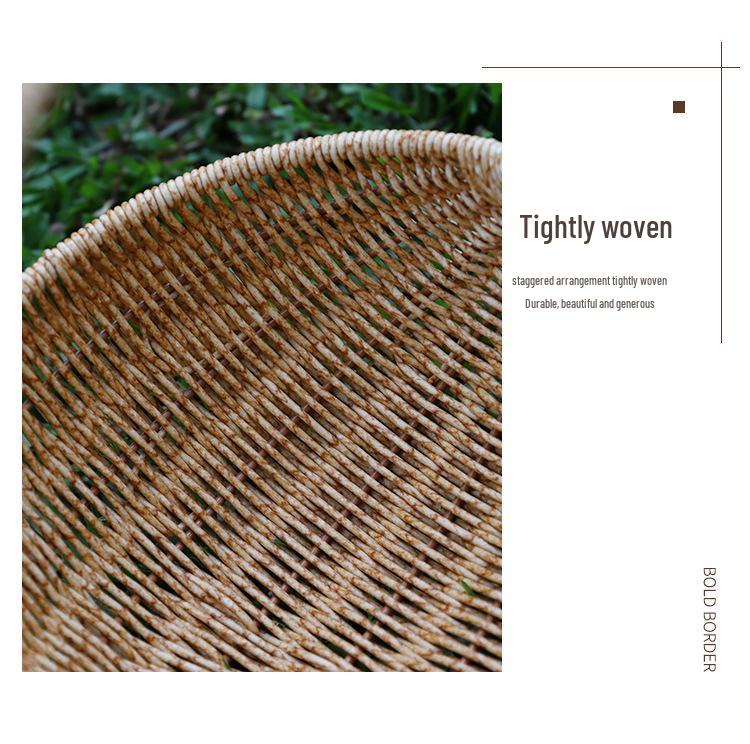 Rattan-Style Watermelon Basket for Shopping, Vegetables, Fruits, and Picnics