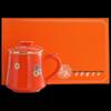 Cană cu infuzor de ceai din ceramică cu capac