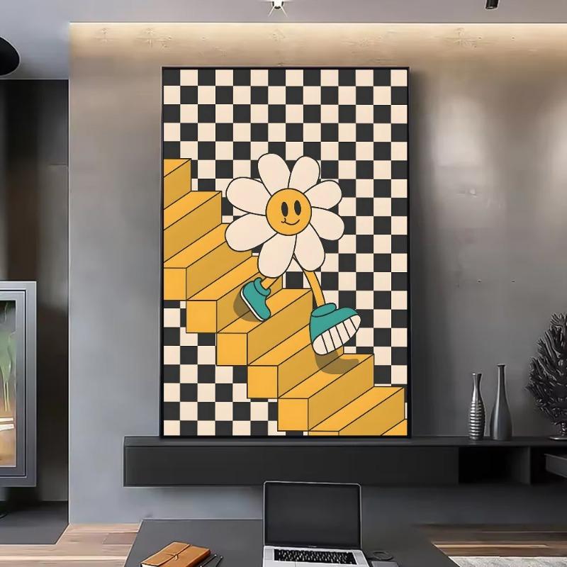 Aesthetic Colorful Danish Poster HD Art Sticky Wall Waterproof Home Living Room Bedroom Bar Aesthetic Decoration