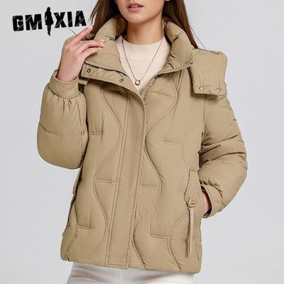 Women's Vintage Casual Solid Color Print Autumn Winter Long Sleeve Hooded Jackets & Coats