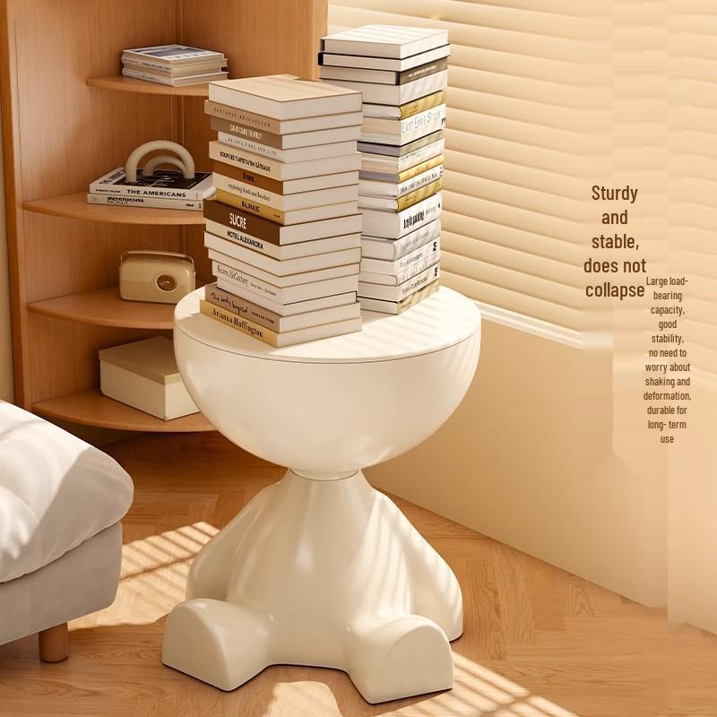 Modern Minimalist Bedside & Coffee Table: Simple, Creative Design for Bedroom, Living Room, Balcony, or Corner Spaces.