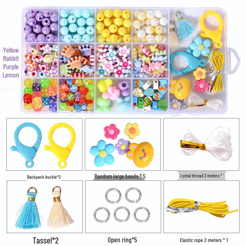 DIY Beading Kit for Kids: Stringing Beads for Bracelets & Necklaces