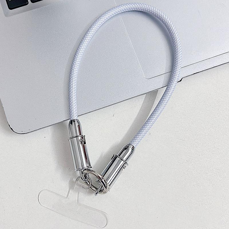 Invisible Fast Charging Cable Lanyard Cord 60W Thick Copper Wire Lightning Port Weaving Key Chain For iPhone Phone Accessaries