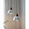 Japanese Wabi-Sabi Style Solid Wood Pendant Light for Dining Tables, Bars, Hallways, and Bedrooms - Nordic Ceramic Retro Design