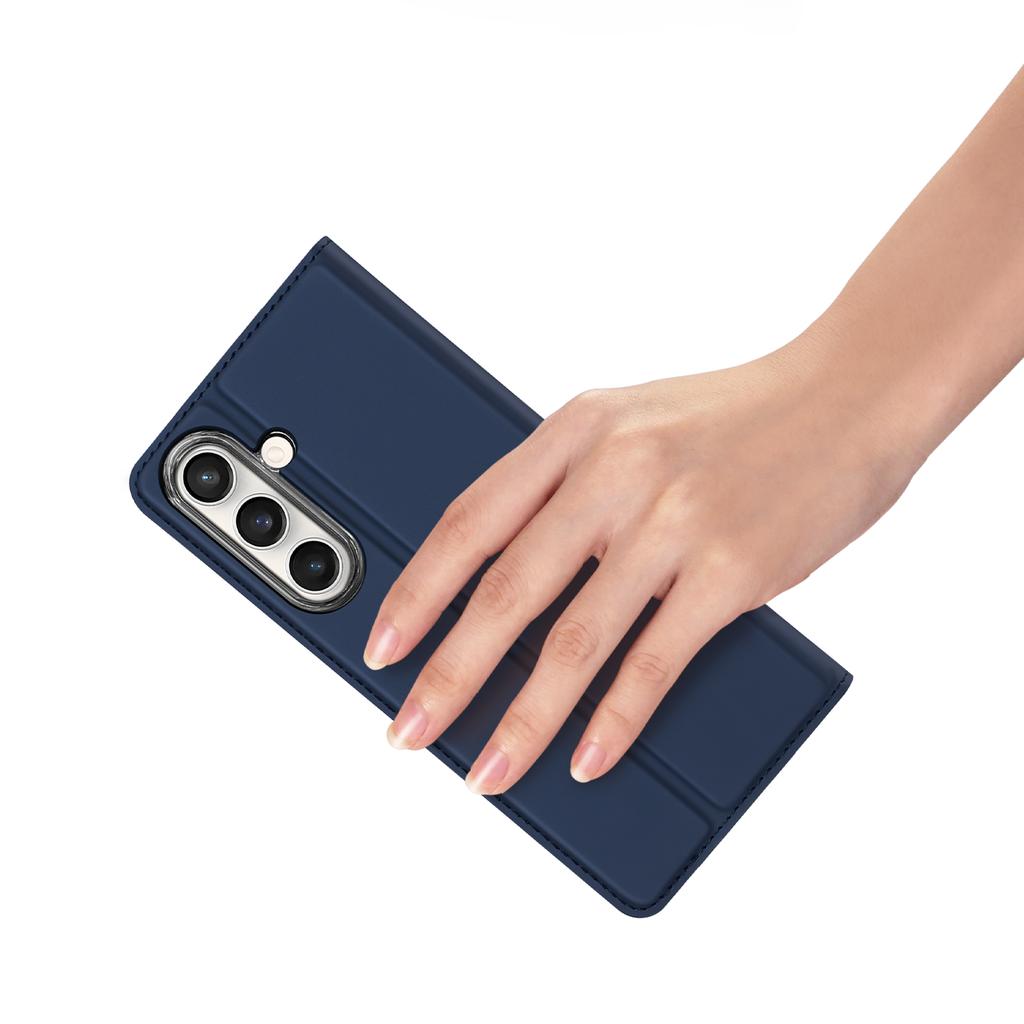 For Samsung Galaxy S25 FE Case DUX DUCIS Skin Pro Series Leather Cover Card Holder