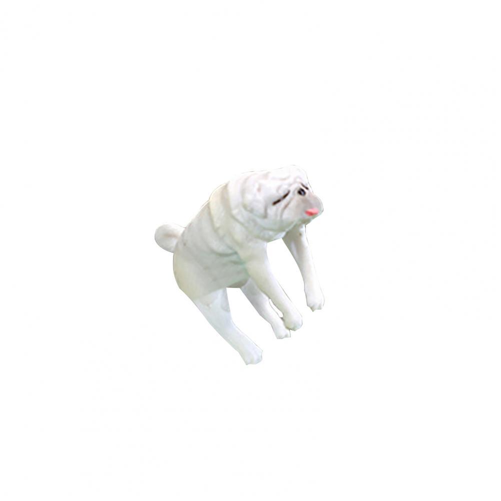 Handmade Cute Dog Resin Ornament Fall-resistant Layout Props For Aquarium Fish Tank Landscaping Decor