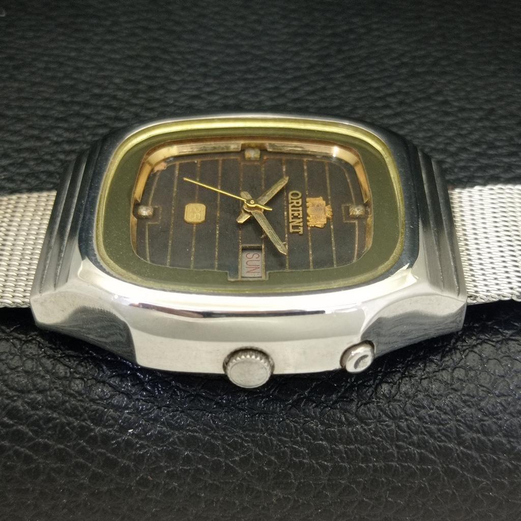 ORIENT AUTOMATIC VINTAGE JAPAN 46941 MENS ORIGINAL DIAL WATCH a703390-1 R213b-a703390