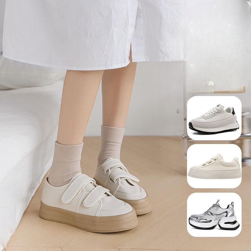 White Socks, Women's Short Cotton Socks, Summer Postpartum Socks, Short Socks, Thin Mid-calf Socks, Solid Color Versatile Socks