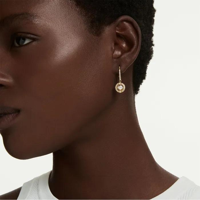 Una Angelic Drop Earrings 5758095 (18K Gold Finish)