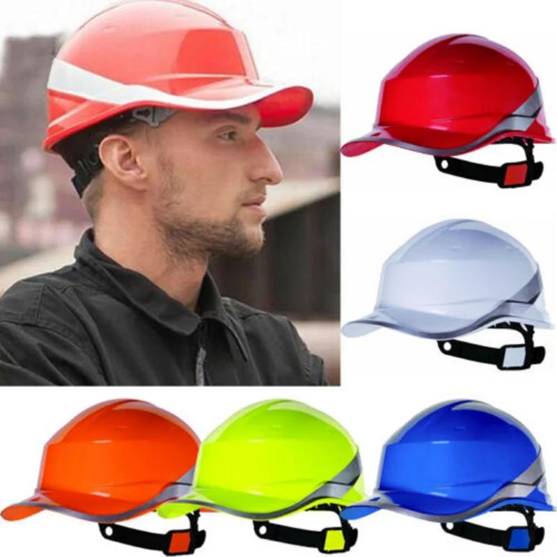 Bezpečnostní přilba Diamond V Bezpečnostní přilba High Vis Baseball Oboustranná samolepka Bezpečnostní ochrana klobouku Konstrukce Ochranná přilba Čepice
