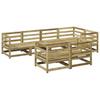 7 Piece Garden Sofa Set Pressure Treated Pine Wood