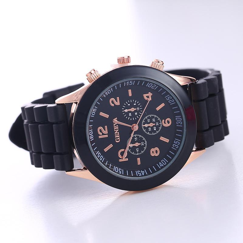 Montre de Sport en Silicone Geneva pour Femme: Design Jelly de Mode Coréenne Lumineux et Coloré