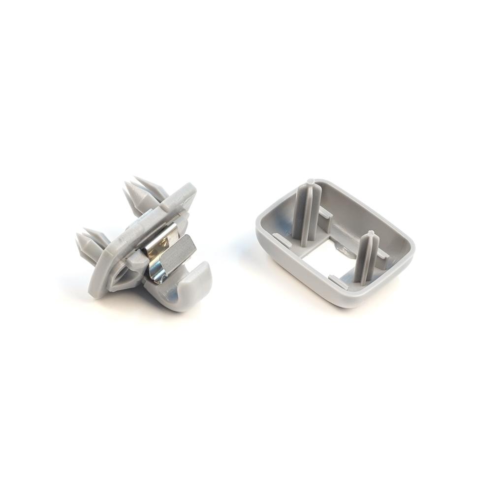 EDP1655 1 Piece Sun Visor Shade Holder Hook Clips Gray Color for  A1 A3 A4 B7 B8 B9 A5 A6 C6 Q2 Q3 Q5 TT Seat Exeo