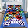 Amine Smilings Critters Duvet Cover Pillowcase Bedding Set Boy Girl Bedroom Decoration Children Gift Single Double Large Size