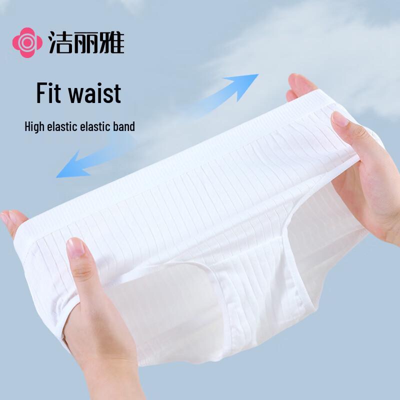 Jieliya Women's Disposable Pure Cotton Underwear (5-Pack)
