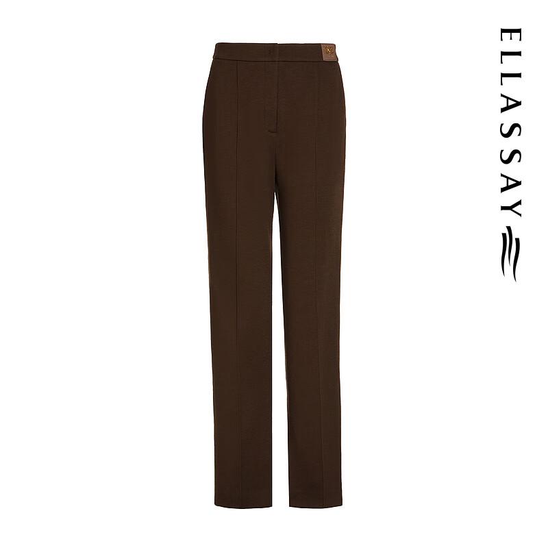 ELLASSAY Women's Straight-Leg Cotton Blend Casual Pants