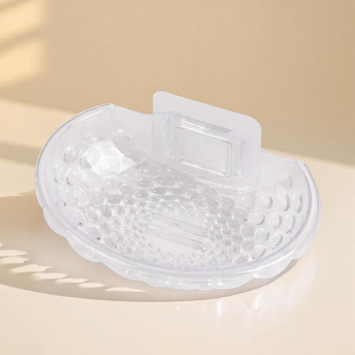 

Wall Mounted Soap Holder Tray Adhesive Shower Kitchen Sink Organizer No Drill Sponge Container Bathroom Accessory