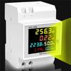 Rail AC Display D52-2066 40-300V 100A / Digital Ammeter, Voltmeter, Wattmeter With External