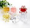 50Pcs Paper Napkin Ring  Buckle Hollow Flower Napkin Ring Wedding Party Table Decoration Supplies Wedding Hotel  Party Decor