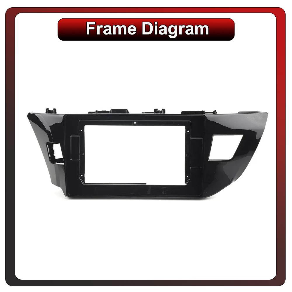 2Din Android Car-Play Car Radio,Toyota Corolla 2014-2016,Multimedia Player Head Unit Stereo GPS Navigation BT WIFI,1+16GB