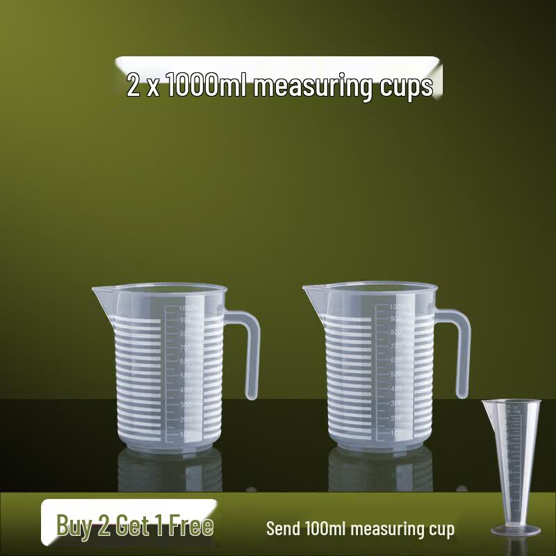 ZISIZ Commercial Plastic Measuring Cylinder