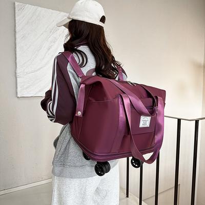 Universal Wheel Large-capacity Travel Bag Short-distance Work Expansion Luggage Backpack Student Dormitory Clothing Storage Bag