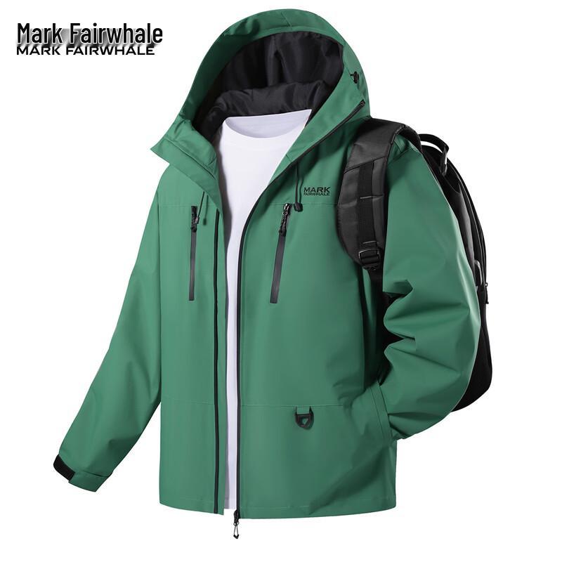 MARK FAIRWHALE Unisex Hooded Windbreaker Jacket