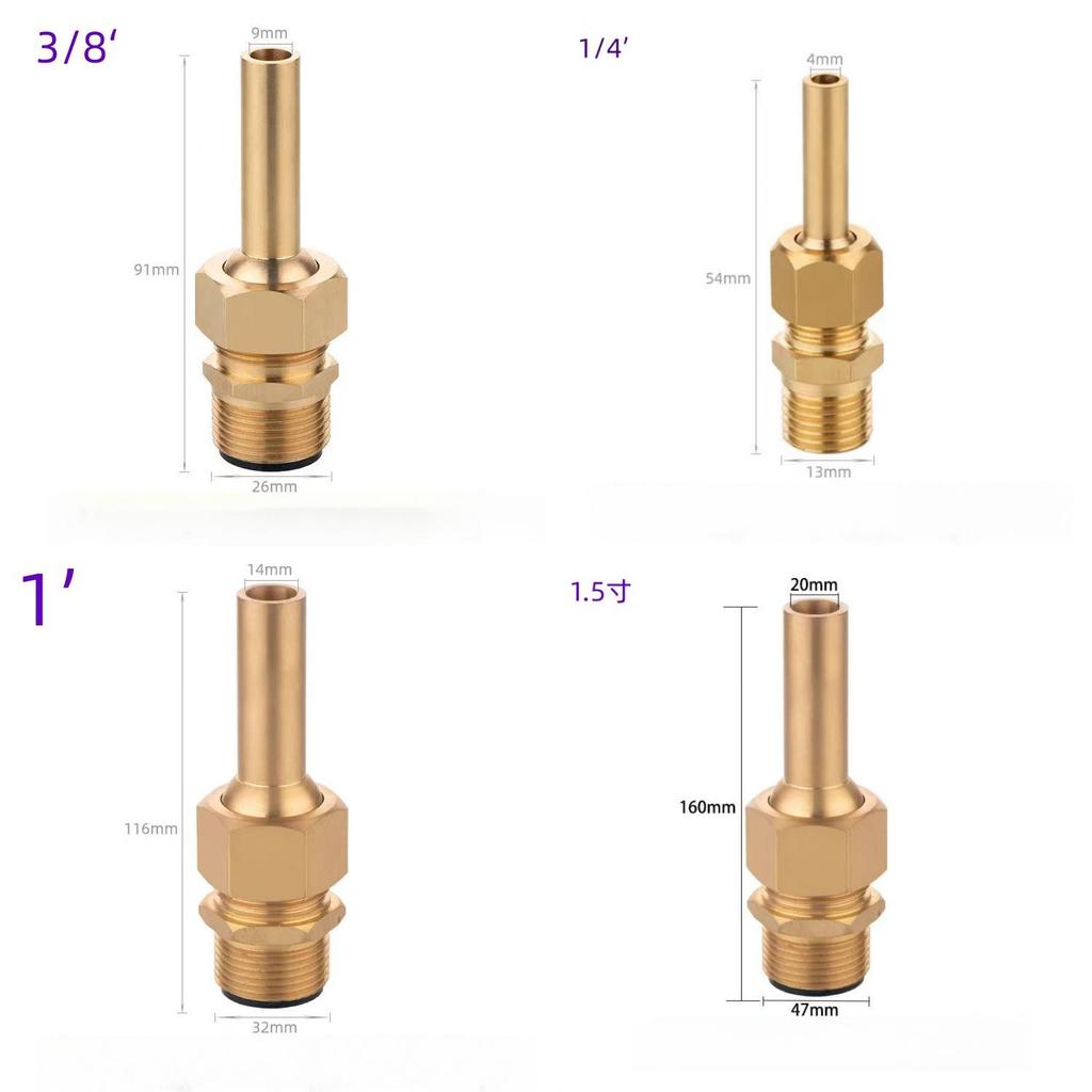 Ugello per Fontana da Giardino in Rame Pieno Regolabile Esagonale Spruzzatore d'Acqua per Decorazione del Giardino