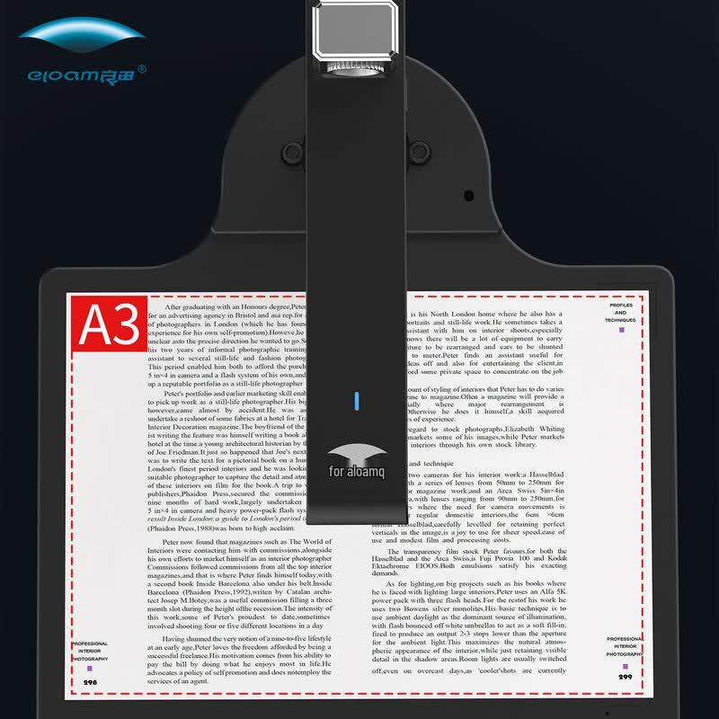 Eloam S1030A3R Dual-Camera High-Speed Document Scanner CN Plug (adapter Included)