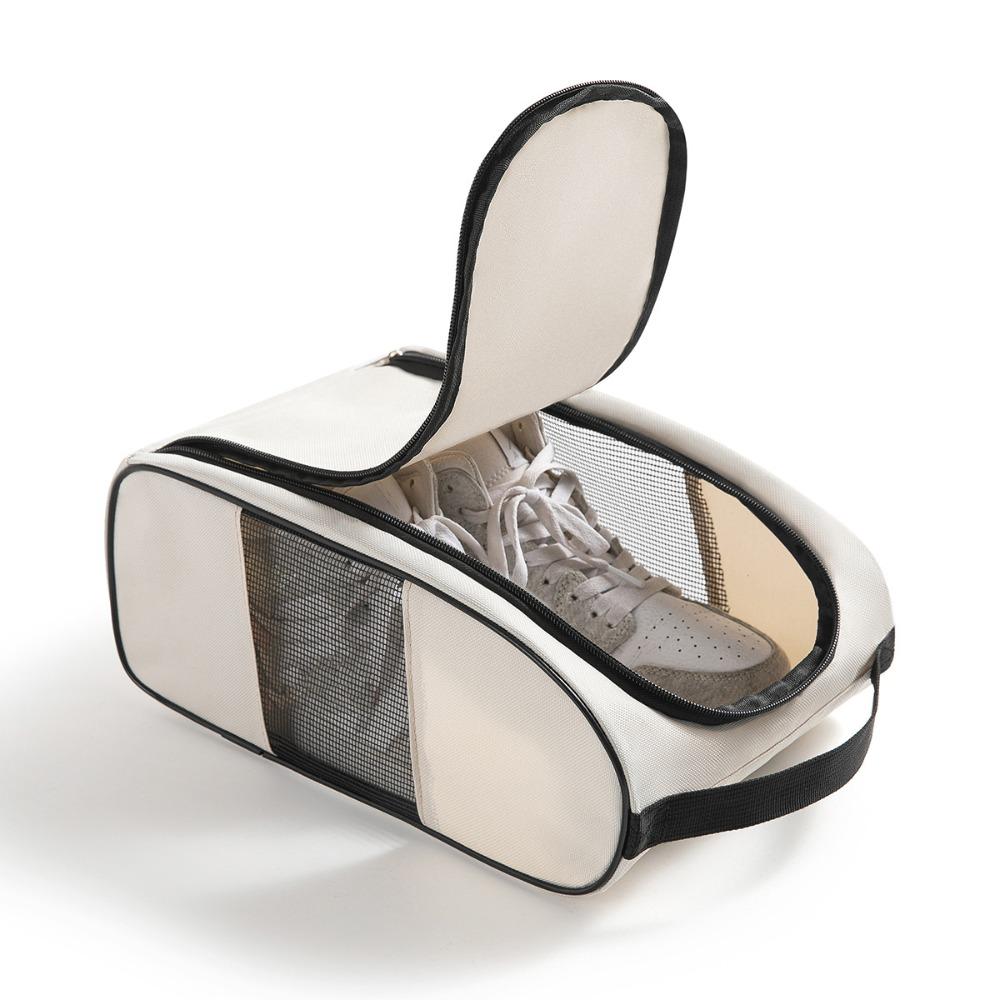 Breathable Shoe Storage Bag Oxford Cloth Travel Slipper Handbag  Business Travel