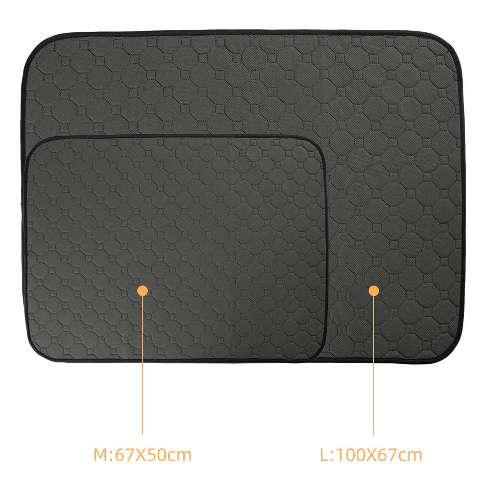 SARACAT Pet Pee Mat Dog Bed Cushion Waterproof Quick Dry Nursing Care Washable Reusable Pee Pad Dog Cat Pet Sheet 2PCS